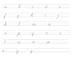 Free handwriting worksheets (alphabet handwriting worksheets, handwriting paper and cursive handwriting worksheets) for preschool and kindergarten. 10 Best Cursive Lower Case Letters Printables Printablee Com