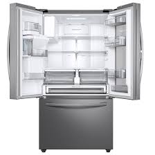 Choose your color fingerprint resistant black stainless steel Samsung 36 French Door 22 5 Cu Ft Smart Energy Star Refrigerator Reviews Wayfair