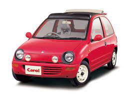 1989年 2代目キャロル 2nd carol キャロルという車名が日本で復活したのは1962 年以来のことで 軽自動車のフォーマットの上にオリジナルのキャロルと同じように親しみが沸く愛らしいデザインが与えられ 更にターボ キャンバストップなど多様なバリエーションを備えて