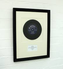 Framed Vinyl Records Including Number One Songs From The Uk