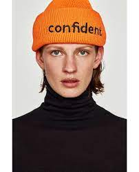 Beanie With Slogan From Zara Beanie Women Zara