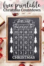 How Many Days Until Christmas Free Printable Paper Trail Design Free Christmas Printables Christmas Countdown Printable Christmas Printables