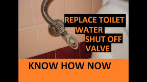 How to turn off water supply to a toilet with no valve. Toilet Water Shut Off Valve Replacement Youtube