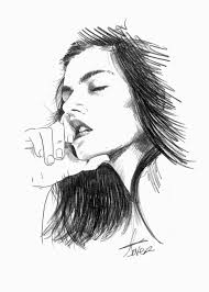 Saatchi Art Every Thought Drawing By Loui Jover Drawings Portrait Drawing Face Drawing