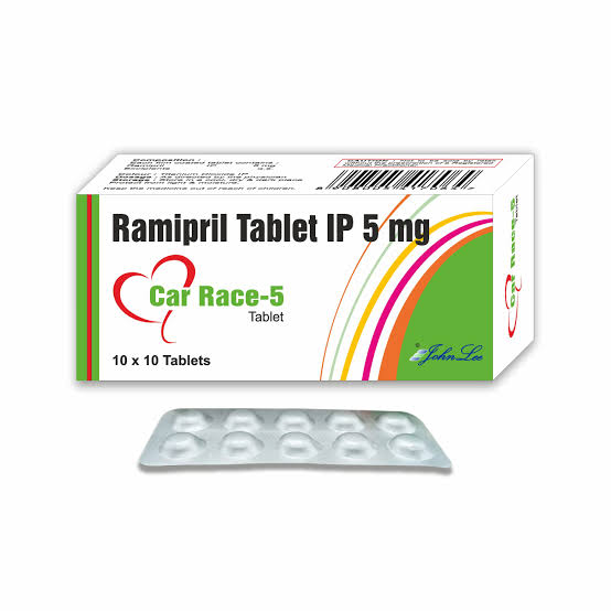 Car Race-5; Ramipril IP 5 Mg: Treat high blood pressure