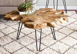 ❤️ coup de coeur assuré pour cette table basse en forme de souche d'arbre ! La Table Basse Design Takara En Bois Est En Forme De Tronc D Arbre Avec Cette Table Basse Bois Table Basse Tronc D Arbre Table Basse Bois Brut