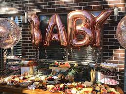 Whoa baby these are some cute ideas. Baby Shower Grazing Table Italian Dishes Grazing Tables Baby Shower