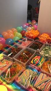Handmade Diy Birthday Decoration Ideas At Home Movie Night Candy Candy Land Birthday Party Sleepover Birthday Parties Sleepover Food
