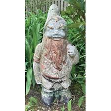 Spread concrete stain on the rest of the garden ornament when the bottom is dry and you are able to place it back upright. Restoration Insight Garden Gnomes Kovels
