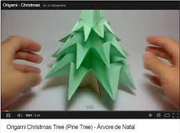 The wreath design is made from folded squares of green patterned paper. Easy To Make Origami Christmas Tree And Christmas Greeting Cards Learning And Creativity Silhouette