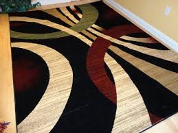 Black Brown And Beige Area Rugs Buy Large Black Modern Rug 8x11 Rug Contemporary Style Wavy Circles Area Rug 8x10 Black Brown Green Burgund In 2020 Living Room Carpet Room Carpet Burgundy Living Room