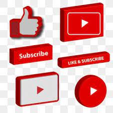 Youtube Like Subscribe Button Free Png Youtube Like Subscribe Png And Vector With Transparent Background For Free Download Free Banner Social Media Icons Background Banner