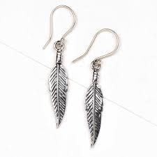 Floral pattern sterling silver sheet. Leaf Design 92 5 Sterling Silver Dangler Earrings For Women