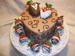 San Valentino Torte A Forma Di Cuore Gateau Di Fragole E Cioccolato Torte A Forma Di Cuore Torta Al Cioccolato Decorare Torte