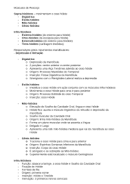 Musculos Do Pescoco Origem E Insercao Docsity