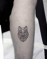 50 count (pack of 1) 4.6 out of 5 stars 215. Geometric Wolf Head Tattoo On The Calf Geometric Wolf Tattoo Geometric Wolf Head Tattoos