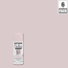 Rust Oleum 12 Oz Chalked Blush Pink Ultra Matte Spray Paint 6 Pack 302594 The Home Depot