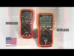 Klein Tools Mm5000 And Mm6000 Multimeters Klein Tools Measuring Instrument How To Make