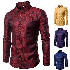 5 out of 5 stars. Banquet Wedding Shirt Party Shirt Bar Nightclub Shirt Men Shirt Bright Long Shirt Tpaisley Shirt Men Long Sleeved Shirt Casual Shirts Aliexpress