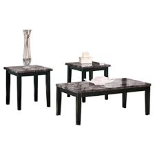 Check spelling or type a new query. Buy Signature Design By Ashley Maysville Faux Marble Coffee Table Set Includes Table 2 End Tables Black Online In Indonesia B009cbjwxy