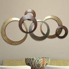 Rings Wall Decor In 2021 Plate Wall Decor Stars Wall Decor Metal Wall Art