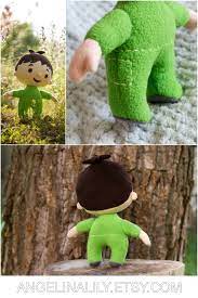 Charlie Baby Tv Plush Baby Tv Inspired Handmade Soft Toy 11 In Handmade Soft Toys Handmade Stuffed Animals Handmade Plush
