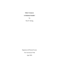 Pdf Global Commons Is Definition Possible Paul B Hartzog Academia Edu