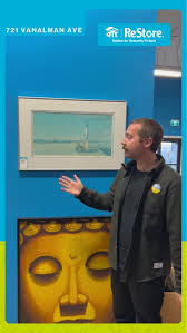 This signed Keith Hiscock print is a beautiful piece of local art for only  $ 125. Check it out in person at the Vanalman ReStore., #restoresgotit