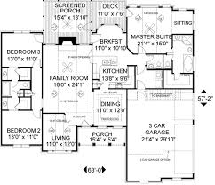 Small bungalow house plan with huge master suite 1500sft house plans plan house plan 40026 | total living area: 3 Bedroom Ranch Style House Plans