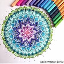 Mandala Boyama Teknikleri Terapiye Hazir Misiniz Mandala Boyama Sayfalari Mandala Cizim Egitimleri