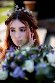 Purple Moon Wedding Ideas & Striking Crescent Moon Backdrop