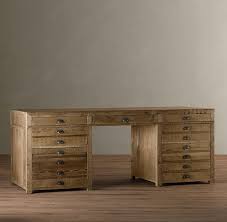 Desk With Storage Restoration Hardware 1295 Traditional Desk Rustic Desk Furniture Inspiration