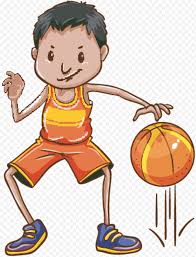 Colorful cartoon illustration in flat. Child Basketball Drawing Women Dribbling Basketball Player Cartoon Throwing A Ball Png Klipartz