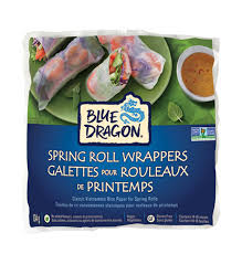 Spring roller feuille rouleau de printemps recettes : Galettes Pour Rouleauz De Printemps Blue Dragon