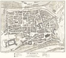 It is situatit 30 km (19 mi) sooth o the state caipital, stuttgart, on a ridge atween the neckar an ammer rivers. Tubingen Wikipedia