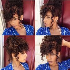 Aug 27, 2021 · this brown curly bob haircut is perfect for all hair types who want something easy and flattering. 40 Cute Styles Featuring Curly Hair With Bangs
