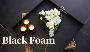 5 pink, 3 white, 2 black a3 size 120 gsm color paper.1 gold glitter foam sheet, glue, paper cello tape, dual. Black Foam A New Floral Trend By Smithers Oasis On Thursd