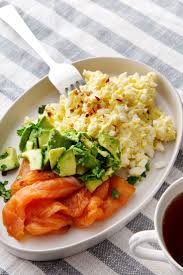 Keto Egg Butter With Salmon And Avocado Recipe Diet Doctor Recipe Healthy Healthy Breakfast Healthy Recipes