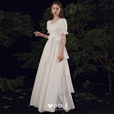 We did not find results for: Erschwinglich Ivory Creme Satin Hochzeits Brautkleider Hochzeitskleider 2021 A Linie Eckiger Ausschnitt Geschwollenes Kurze Armel Schleife