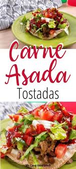 These Carne Asada Tostadas Are A Delicious Lunch That Can Easily Be Made With Meal Preppe Lunch Recipes Healthy Easy Healthy Lunch Recipes Easy Healthy Recipes
