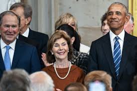 Bush Laugh at Trump Inauguration