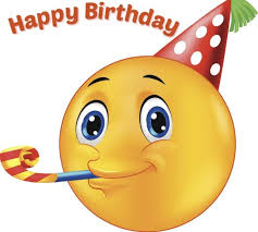 Birthday Clipart Birthday Emoji Copy And Paste Emoji Birthday Cards Cartoon Smile Happy Birthday Emoji Emoji Birthday