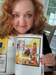 Layouts published in Creative Scrapbooker magazine