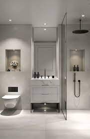 So let's dive in and just to look at some small bathroom floor plans and talk about them. Inspiration Of A Room Including Beautiful Accessories Lighting And Furniture If You Want Moder Bathroom Design Bathroom Interior Design Small Bathroom Decor