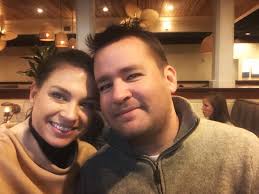 Ryan and I spent the evening fixing as many wind blown signs as we could.  Now, enjoying some quality time at a restaurant in District 12! #KaseyForSD  #District12