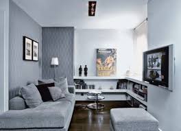 The tv room is a small cylindrical room, that can be entered from the highway. Small Space Small Living Room Designs With Tv Decoomo