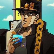 A mesma foto do Jotaro entortando a barra modo Star Platinum quase ...