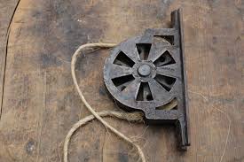 Hot promotions in steel pulley on aliexpress: Antique Steel Pulley Vintage Industrial Style Window Or Door Lift Hardware