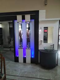 Beautiful Blue Light Effect Partition Desgin Karan Jangid Partition Design Living Room Partition Design Glass Partition Designs