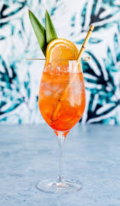 Tropical Rose Aperol Spritz Cocktail Recipe Aperol Spritz Aperol Drink Garnishing